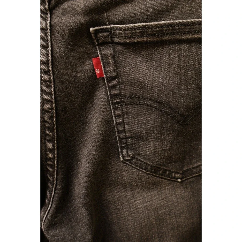 Levis 511 Mens 32x34 Blank Red Tag Black Denim Jeans Rare Western Pants 2019
